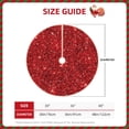 thumbnail image 4 of Kll Red Glitter Christmas Tree Skirt ,Party Decorations Farmhouse For Christmas Decorations Holiday Party, 4 of 8