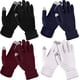 thumbnail image 1 of 4 pares de guantes de invierno para mujer con pantalla táctil, cálidos guantes de punto con forro polar y puños elásticos, guantes de invierno para enviar mensajes de texto, 1 of 7
