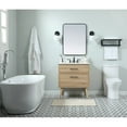 thumbnail image 6 of Elegant Decor Boise 30" MDF Single Bathroom Vanity with Backsplash in Mango Wood, 6 of 8