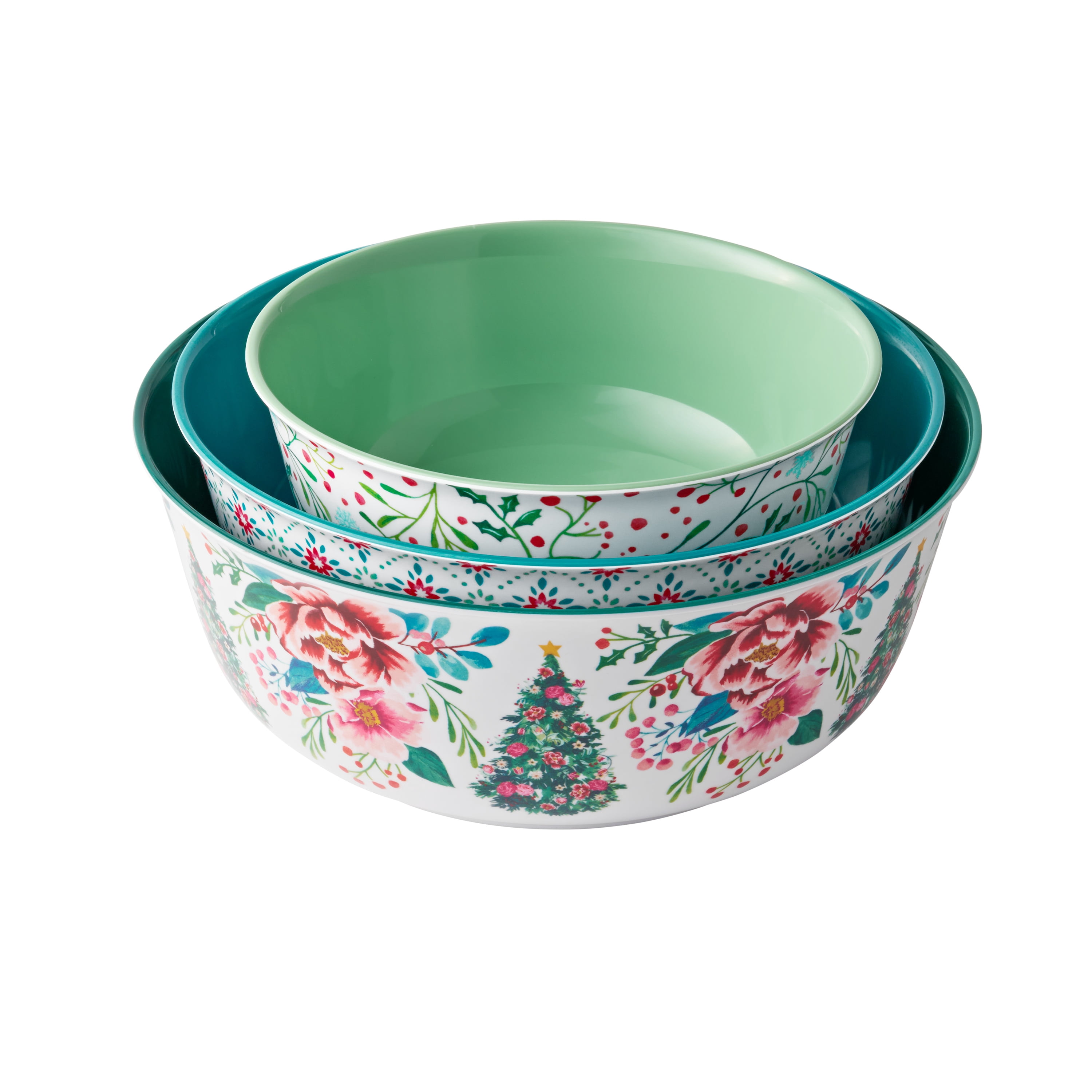 The Pioneer Woman 6-Piece Merry Meadows Melamine Bowl Set