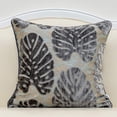 thumbnail image 1 of Funda de almohada Alerfa de terciopelo cortado con hojas cuadradas, 50 x 50 cm, 1 of 7