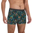 thumbnail image 4 of Salouo Owl Doodle Print Men's Boxer Briefs,Breathable Underwear Elastic Waistband Briefs for Men -XX-Large, 4 of 8