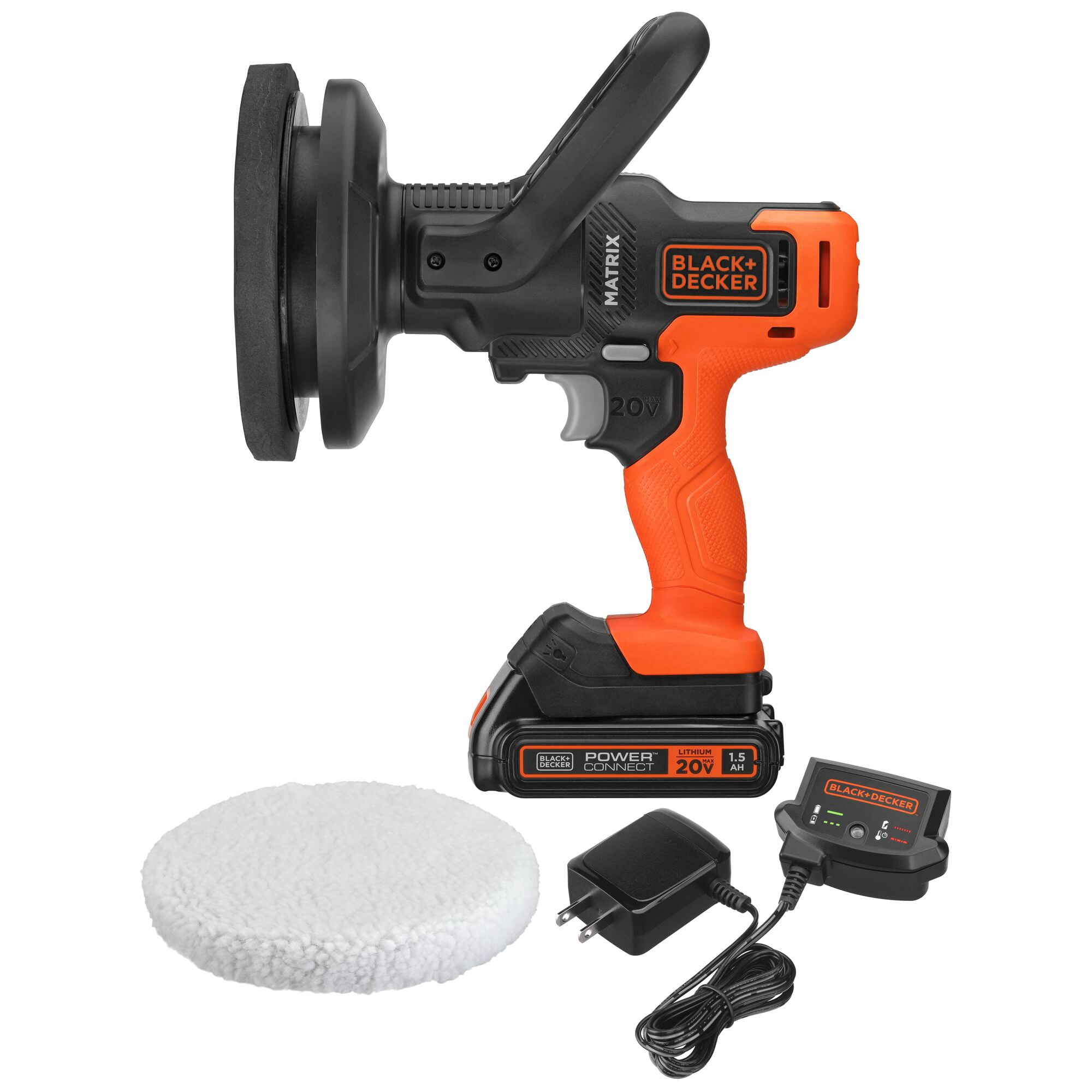 BLACK+DECKER MATRIX 20V MAX* Buffer Kit with Battery and Charger Included (BCBMT120C1FF)