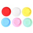 thumbnail image 2 of Shisuyan 10pcs Baby Double Sides Suction Bowl Strong Suction Anti - Fall Silicone Fixed Bowl Base Suction Cup Pad Baby Tableware Supplies (Random Color), 2 of 8