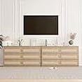 thumbnail image 5 of Rattan Dresser for Bedroom, Modern 6 Drawer Double Dresser with Anti-Tip Kit, Wood Storage Wide Chest of Drawers for Bedroom, Living Room, Hallway, Natural, 5 of 7