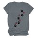 thumbnail image 1 of Fiudx Liquidación de Ofertas Flash Camiseta de Manga Corta Estampada con Cuello Redondo a La Moda para Mujer, Camisetas Holgadas Informales, 1 of 3