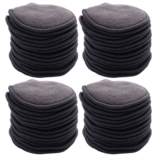 Almohadillas Desmaquillantes Reutilizables de Algodón de Bambú de 64 Piezas de Limpieza para El Cuidado de la Piel Facial de Triple Capa Lavables Almohadilla de Limpieza con Bolsa