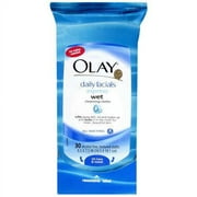 Olay For All Skin Types Daily Facials Express Wet Cleansing Cloths 30 Ct