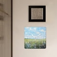 thumbnail image 3 of 16 Inch Wall Clock Battery Operated Square Clock Decorative for Office, Kitchen, Outdoor, Living Room，Flower Women Field Lovely Pattern, 3 of 4