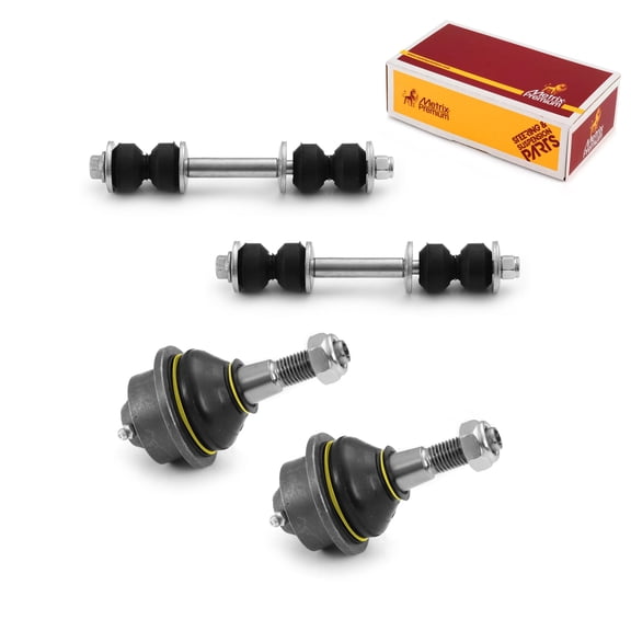 Metrix Premium Chassis Parts - 4 PC L/R Front Sway Bar Stabilizer End Link & L/R Front Lower Ball Joint Kit Fits 06-22 Chevrolet Express 2500, 03-22 GMC Savana 3500, K700537, K6711