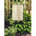 thumbnail image 2 of NUDECOR Century Silver Gold Pattern Mid Modern Gradient Abstract Anniversary Bridal Garden Flag Decorative Flag House Banner 28x40 inch, 2 of 2