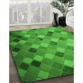 thumbnail image 3 of Ahgly Company Machine Washable Indoor Rectangle Transitional Green Area Rugs, 2' x 3', 3 of 7