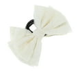thumbnail image 4 of Unique Bargains 1 Pc Claw Clip Fashion Double Layer Bow Hair Clip Beige, 4 of 5