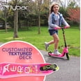 thumbnail image 6 of Flybar Aero Micro Kick Scooter for Girls, Pro Design with 2 Electric LED Wheels, Adjustable Handles, Pink, 6 of 6