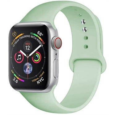 YuiYuKa Silicone Strap Sport Band Compatible with Apple Watch Bands 41mm 49mm 45mm 40mm 44mm 38mm 42mm,Soft Belt Smartwatch Wrist Sport Band for iwatch Series 9 3 4 5 6 SE 7 8 - Beryl