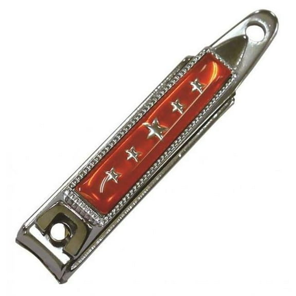 Kanetsune KAN-KC-052RD 2019 Nail Clipper with Five Stars, Red - Small - 12 Piece