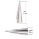 thumbnail image 5 of 16 Pcs Cream Roll Moulds Stainless Steel, Cream Horn Cones Croissant Mould For Cannoli Tubes Ice Cream Lady, 5 of 5
