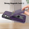 thumbnail image 4 of Funda tipo cartera SkyEagle Magsafe 2 en 1 para Galaxy S25 Plus Purple, 4 of 7