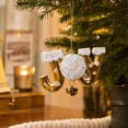 thumbnail image 5 of JOY Letter Christmas Ornaments, Glitter Bell Hanging Decorations, Xmas Tree Pendant for Holiday Home Party Decor, 5 of 8