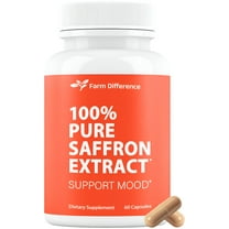 Saffron Extract Capsules - Pure Saffron Supplement - 88.5mg Pills - Eye & Mood Support - Made in USA