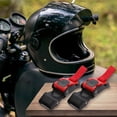 thumbnail image 3 of 3x Plastic Motorcycle Helmet Speed Clip Chin Strap Quick Release Pull Buckle New Black+red, 3 of 5