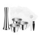 thumbnail image 1 of Filtros de cápsu de café rellenables Filtro de mal Herramientas de café de cocina Sunnimix almohadillas de café recargables, 1 of 8