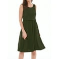 thumbnail image 2 of Women's Patchwork Maternity Nursing Dresses Sleeveless Breastfeeding Clothes, 2 of 6