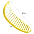 thumbnail image 6 of Sunjoy Tech 3Pcs Banana Slicer Food Grade Plastic Sharp Blade Multi-functional Fruit Salad Banana Dicer Masher Cutting Tool Kitchen Gadgets, 6 of 8