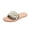 Green, variant on Women's Pearl Slide Sandals Flat Slip-On Open Toe Summer Beach Shoes Elegant Beaded Dressy Mules for Wedding, Party & Casual Wear Beige 8.5(41)