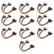 thumbnail image 3 of 10 Uds adaptador de corriente SATA 15pin 1 macho a 2 conector hembra cable de red para transferencia de carga de datos, 3 of 5