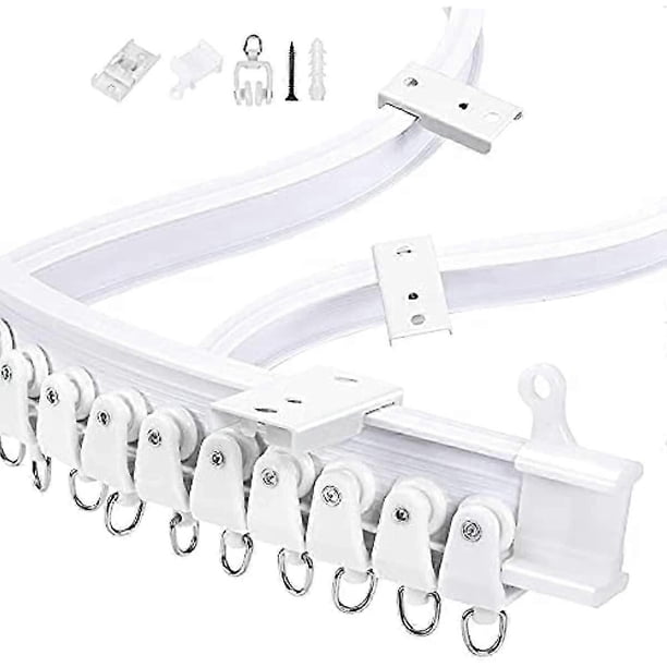 2026 Flexible Ceiling Curtain Track Ceiling Track Room Divider Ceiling Track for Curtains RV Curtain Track Shower Curtain Track Hospital Curtain Track