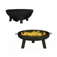 thumbnail image 7 of Pure Garden 27.5-Inch Outdoor Wood Burning Fire Pit with Handles (Black), 7 of 7