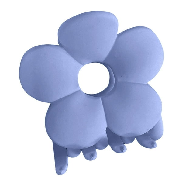 Clip de pelo con diseño de flor grande Clip de pelo femenino de la parte posterior de la cabeza Clip de pelo Tocado de pelo largo Niñas Efecto de pelo corto