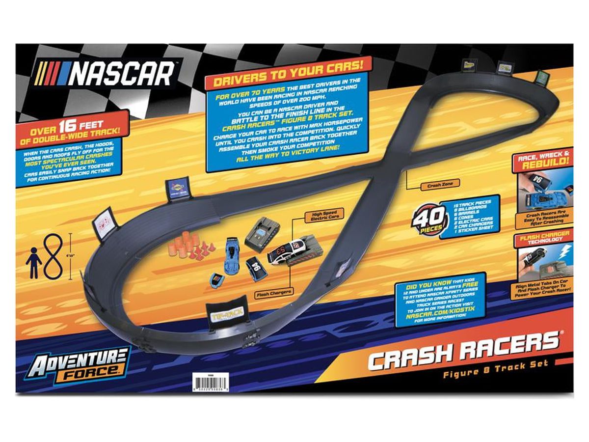 Adventure Force Crash Racers Figure 8 Circuit, Motorized Vehicle Playset, Children Ages 5+ - image 5 of 8