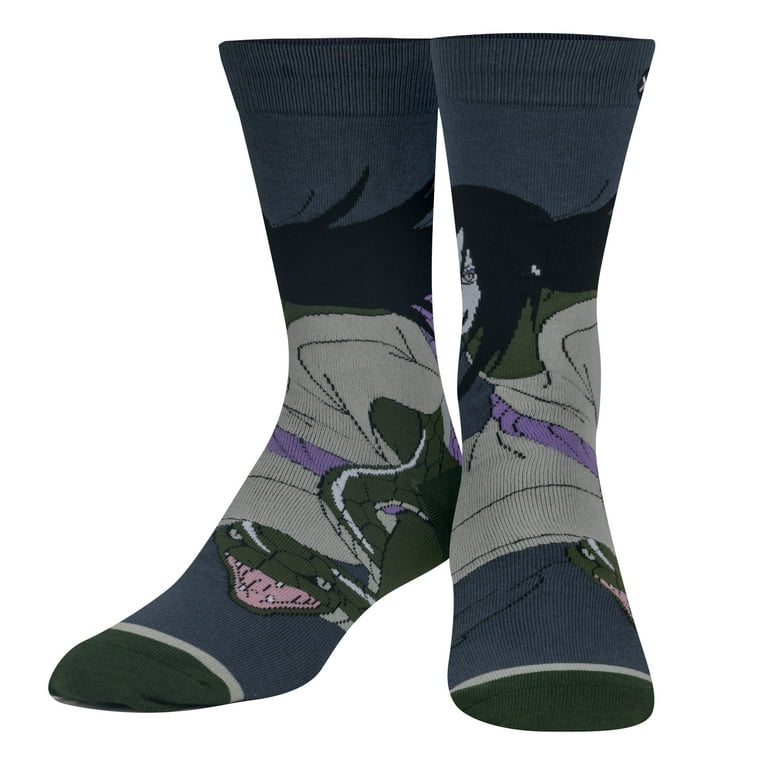 Odd Sox, Naruto Shippuden Anime Socks for Men, Fun Collector Gift Adult  Large