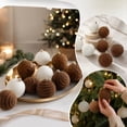 thumbnail image 5 of 16 Pcs Velvet Christmas Ornaments Balls 2.36 Inch Flocked Christmas Tree Ball Hanging Ornaments Velvet Xmas Baubles for Xmas Party Wedding Home Decor, 5 of 8