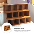thumbnail image 2 of BALAHAPY Display Storage Rack Wooden 1Set 15X10.6X5.1In, 2 of 7