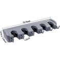 thumbnail image 5 of Wall Mounted Tool Organizer, Broom And Tools Hanger Rack- Ideal for Kitchen, Garden, Laundry, Bathroom | Mop and Broom Holder, 5 of 5