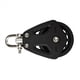 thumbnail image 2 of 10X Bloque de Polea de Carga Alta, Grillete Giratorio de Polea Simple de Cabeza Universal, Bloque de Cojinete Liso para Velero, Accesorios para Corredor de Cuerda, 2 of 5