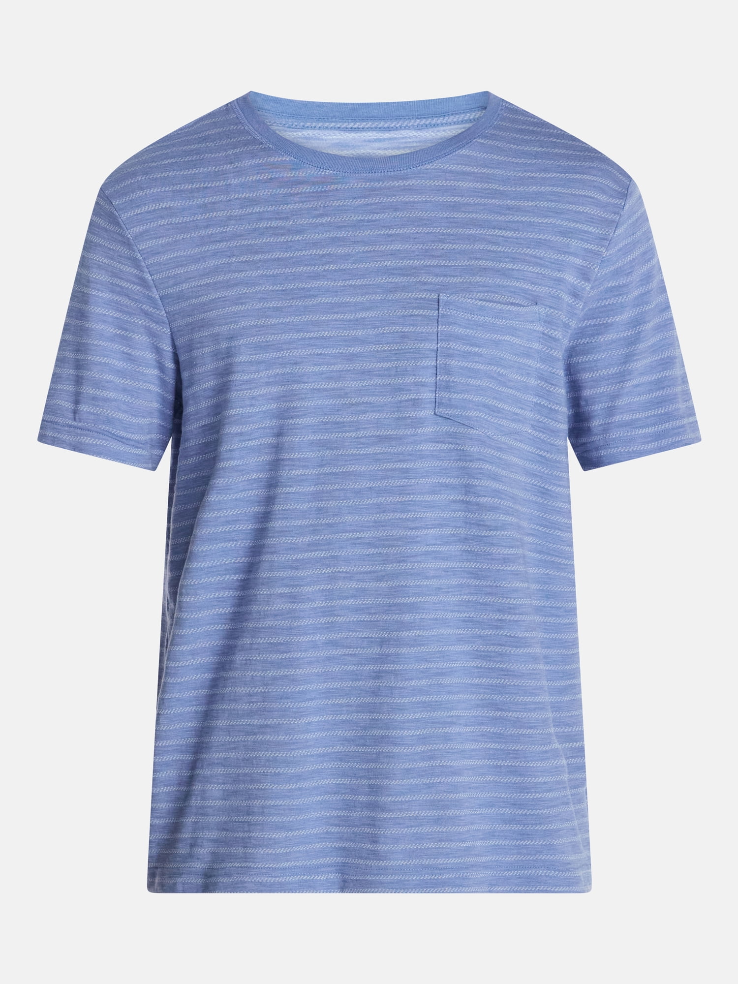 George Men's & Big Mens Classic Fit Striped Short Sleeve Crewneck T-Shirt, Sizes S-5XL
