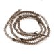 thumbnail image 2 of Natural Smoky Quartz Beads Strands Round Faceted Grade AA 2~2.6mm Hole: 0.5mm about 147pcs/strand 15.35''(39cm), 2 of 4