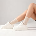 thumbnail image 6 of Bocaoying 6 Pairs Women’s Crew Ankle Slouch Socks, 3-in-1 Soft & Breathable Scrunch Design for US Size 5.5-9, 6 of 9