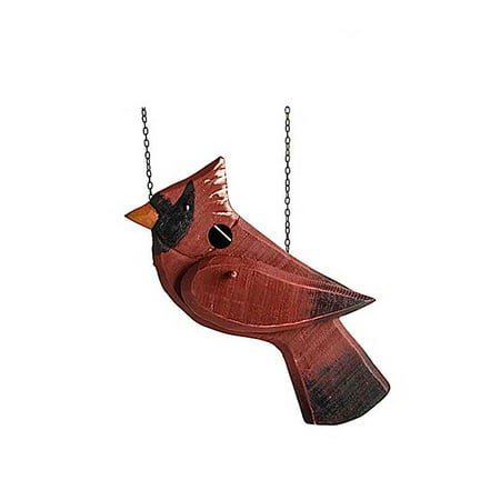 Red Cardinal Birdhouse Hanging Decorative Replacement Plaque for Arrow