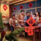 thumbnail image 4 of Fiudx Decoración Del Hogar Decoraciones De Año Nuevo Chino Paquete De 46 Coplas Chinas Festival De Primavera De Dragón Sobres Rojos Chunlian Chinos Etiqueta De Puerta Y Ventana Decoración De Fiesta D, 4 of 7