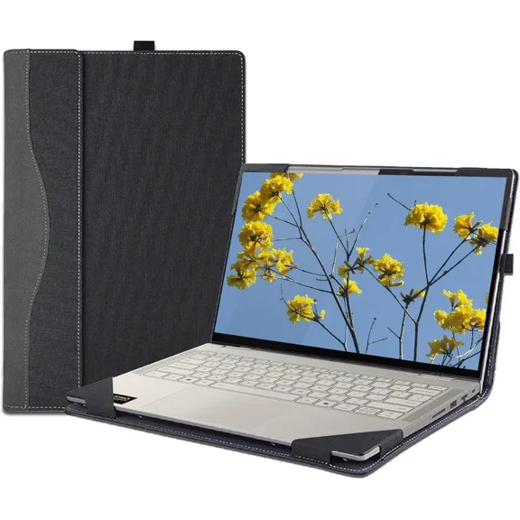 Laptop Case Cover for Lenovo Yoga 7 2-in-1 14ILL10/14AKP10 Notebook PC Sleeve[not for Other Models],PU Leather Protective Shell Bag Accessories