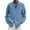 Light Blue, variant on Alkepwun Men's Cotton Linen Shirts Loose Fit Long Sleeve Button Down Shirts Casual Lightweight Beach Shirts Summer PlusSize Tops