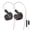 Black, variant on Kefine Klean in Ear Monitor Headphones,10mm DLC Wired Gaming Earbuds,0.75mm 2Pin Cable inears for Audiophile(Black,no mic)