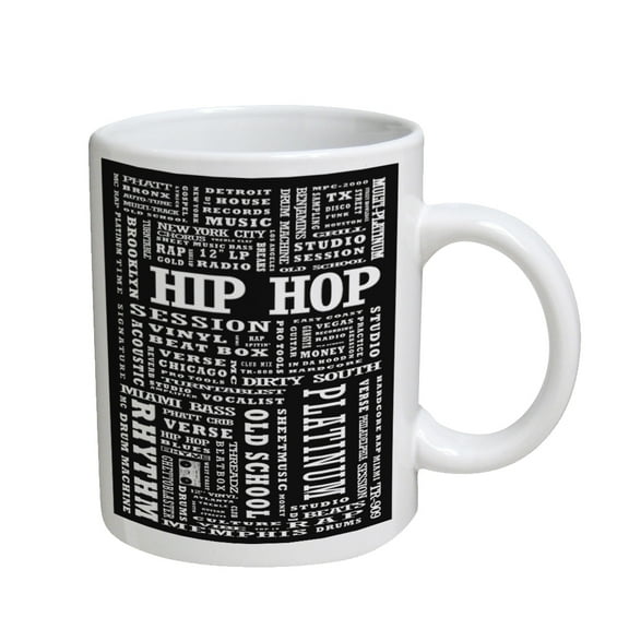 KuzmarK Coffee Cup Mug 11 Ounce -  Hip Hop_1
