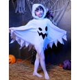 thumbnail image 1 of Disfraces de Navidad para niños, ropa de niña fantasma, accesorios de actuación, disfraces de fantasmas blancos para niñas, disfraces de actuación, 1 of 4