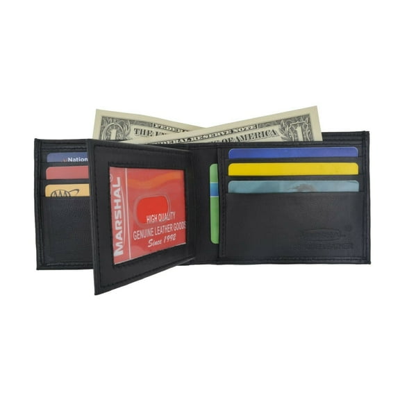 Men's Bifold Leather Credit ID Card Holder Wallet Billfold Purse Clutch Billfold